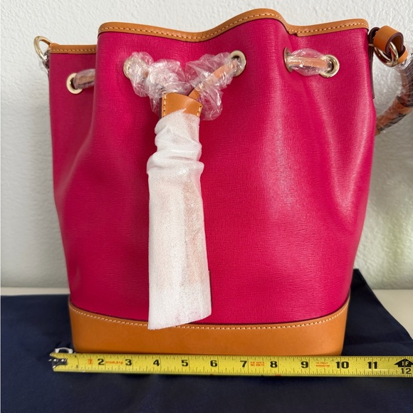 Dooney & Bourke Hot Pink Bucket Bag - Picture 5 of 8